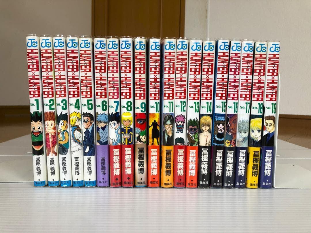美品　ハンターハンター 　全巻　 初版　 帯 　冊子　ハガキ　ガイドブック