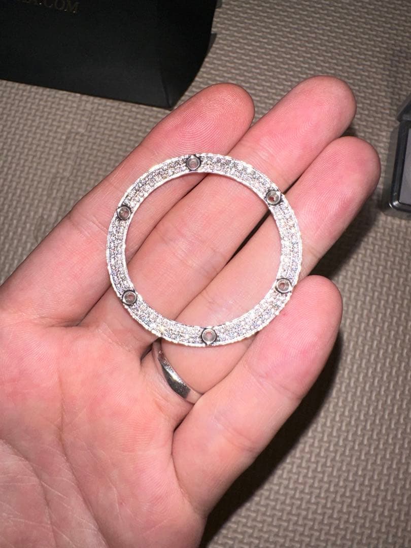 ウブロ　ビッグバン　ウニコ　アフターダイヤ　モアサナイト　ベゼル　45mm