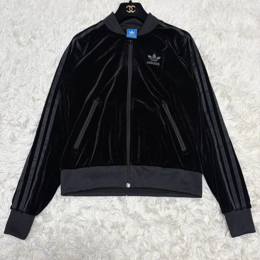 【極美品】 パカイアンアディダス ベロアトラックジャケット セットアップ