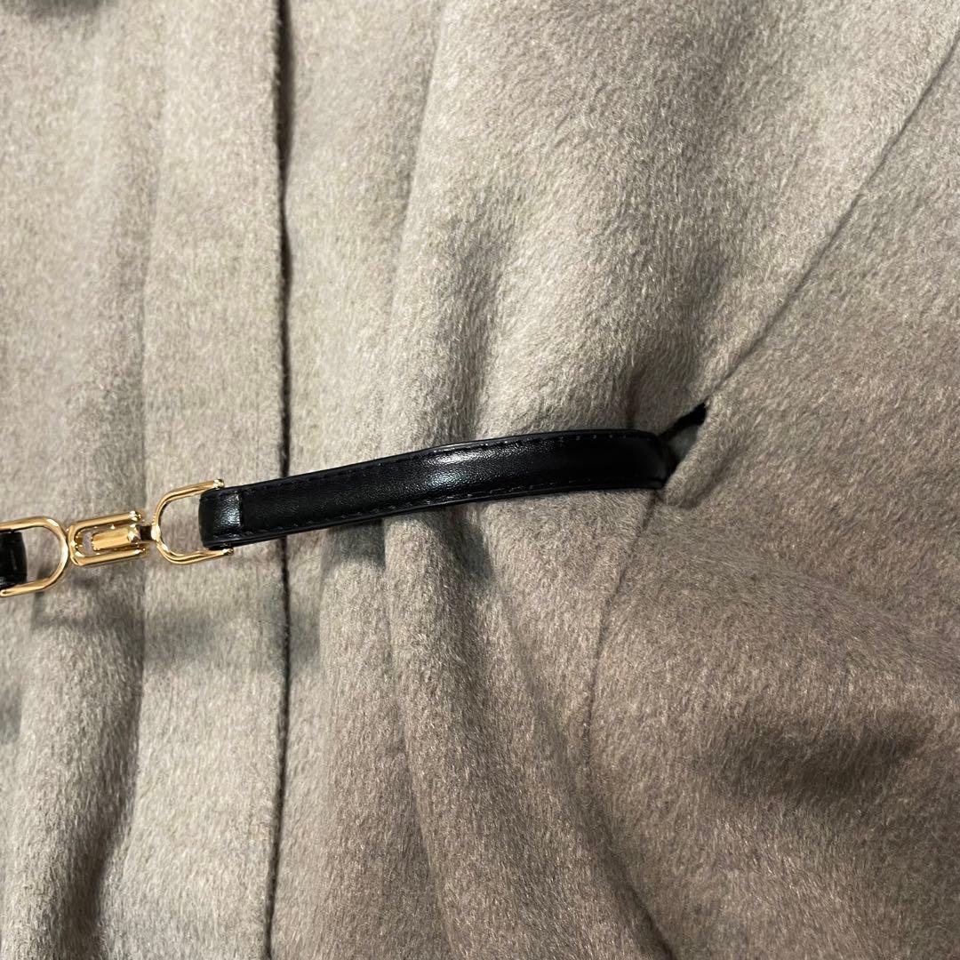 24AW✨SNIDEL スナイデル ファー付きミドルケープコート 3way