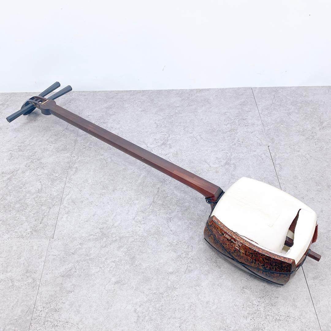 三味線 中棹 東さわり 金細　正寸　現状品