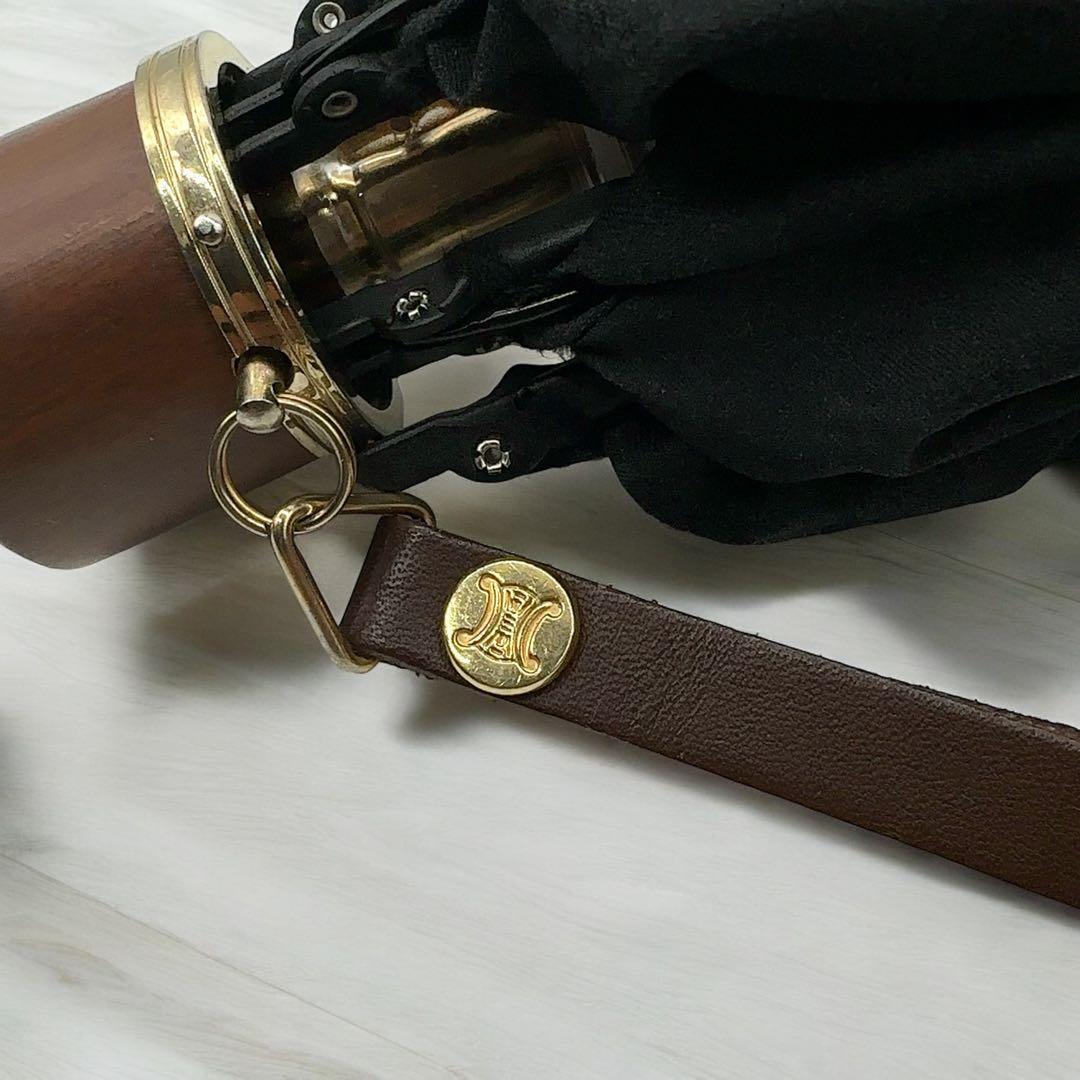 Celine セリーヌ マカダム総柄 レース 日傘 折りたたみ傘 鑑定済み正規品