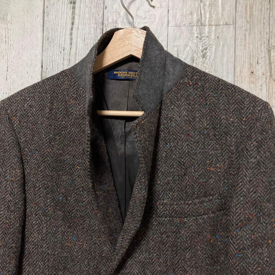 ブルックスブラザーズ　ツイード　テーラードジャケット　アメリカ製　ユニオンメイド
