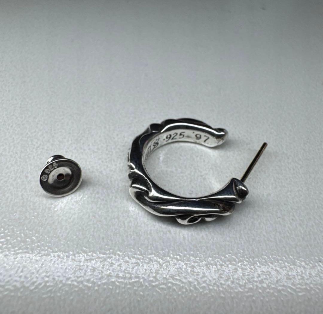 クロムハーツ　フープピアス　シルバー925