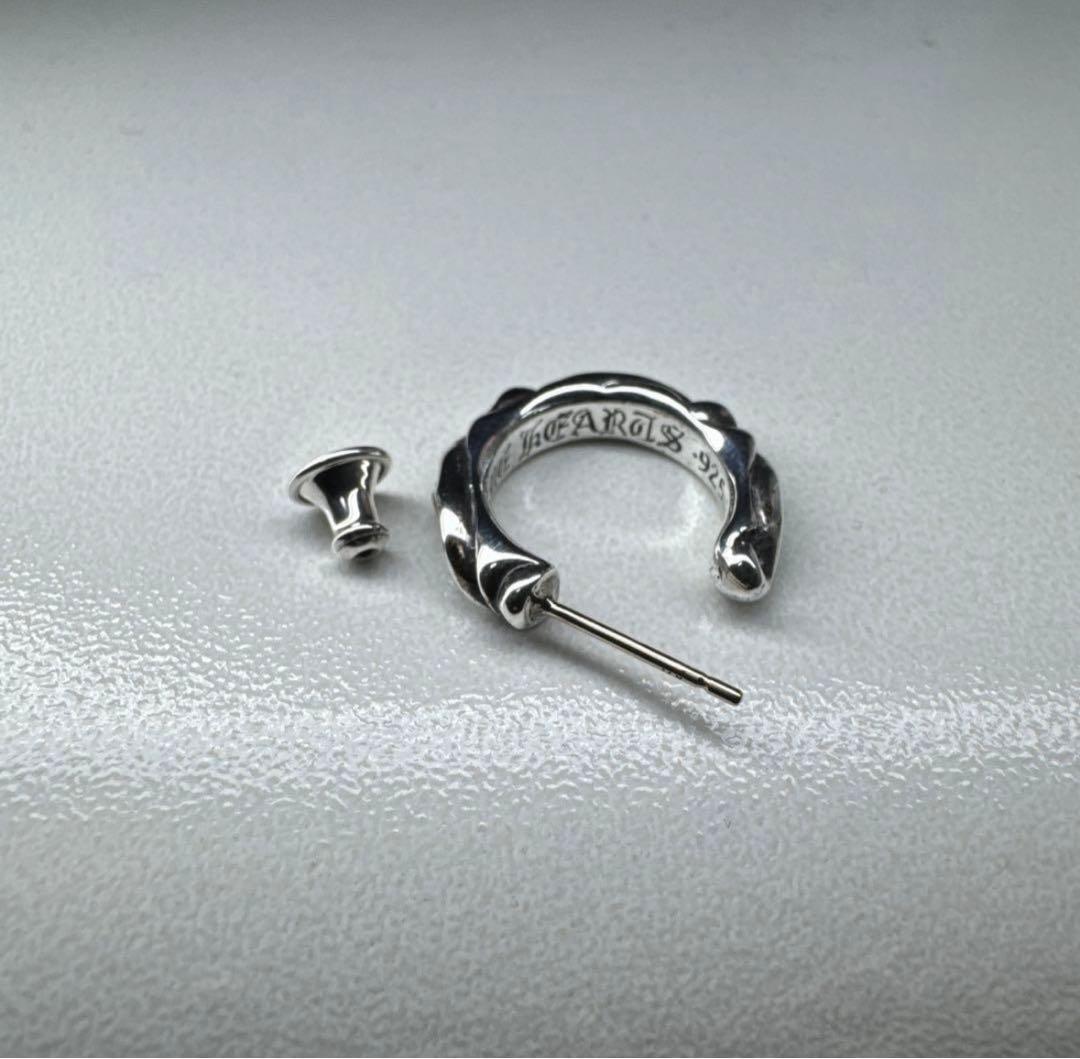 クロムハーツ　フープピアス　シルバー925