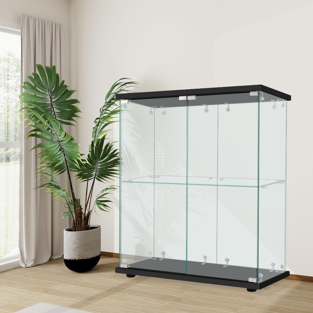 コレクションケース 両扉タイプ 2段 幅80.5×奥行36.5×高さ86cm