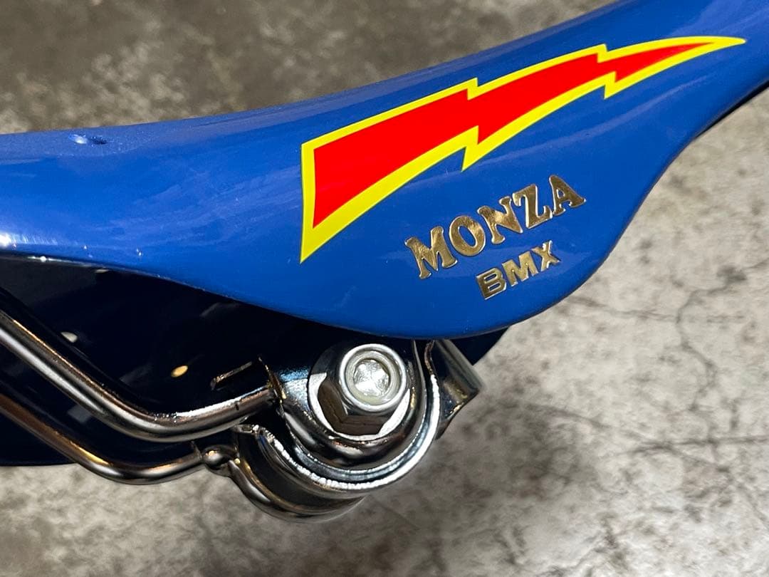MONZA lightning seat old BMX サドル ブルー