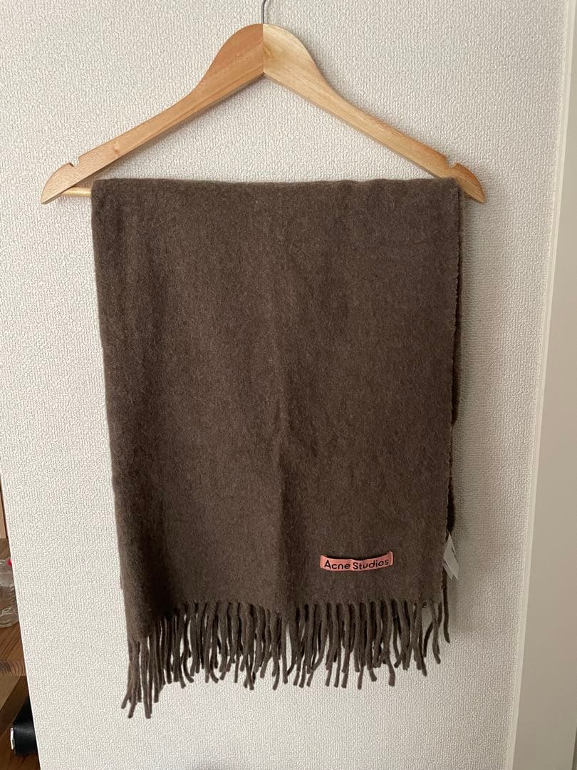 Acne Studios マフラー ブラウン メランジ