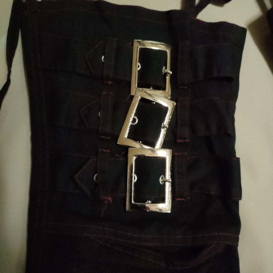 た*割様 Mad Girl Punk バックル付き ボンテージ パンツ ガーター