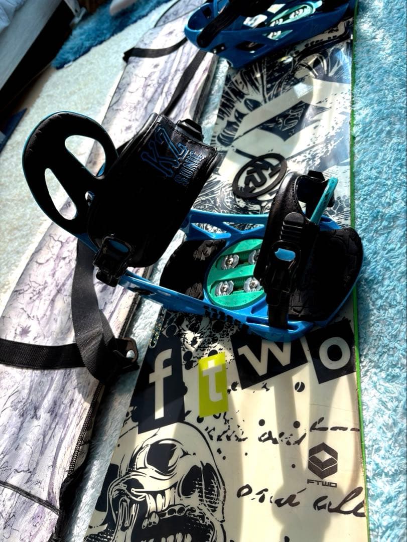 FTWO⭐︎FNTC TNT 147cm スノーボード セット グラトリ