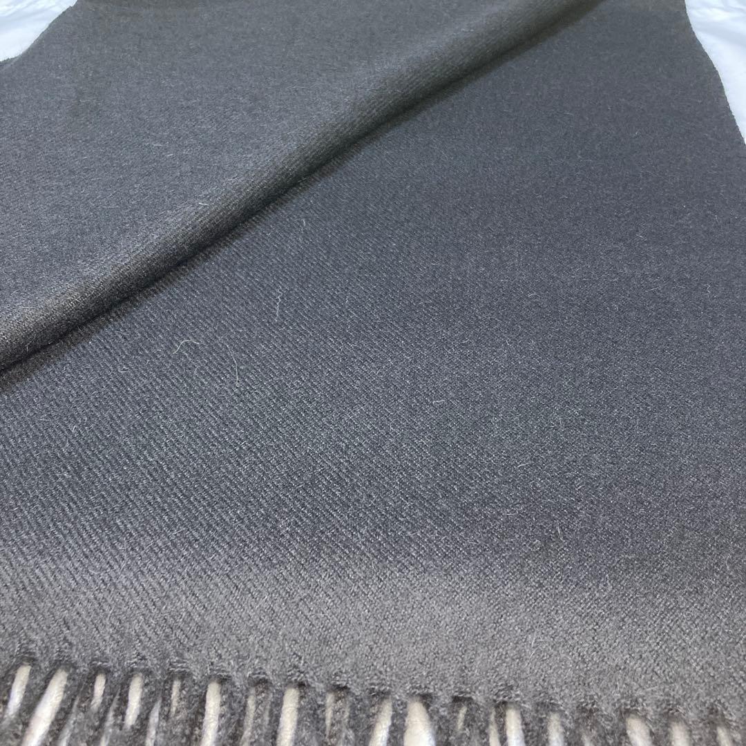 極美品 イノウエブラザーズ アダムエロペ別注 大判 ブラッシュドスカーフ