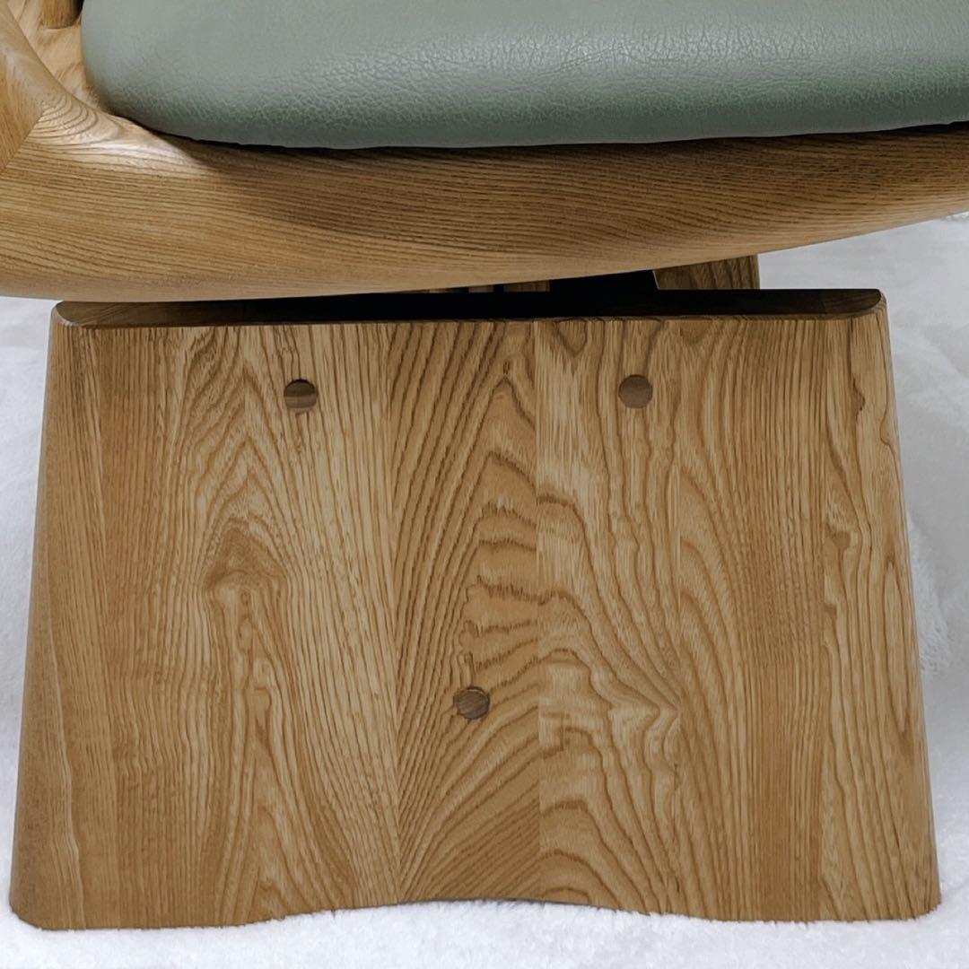 ①未使用級/極美品✨ カリモク　回転 固定　2way　アームレスチェア 高級椅子