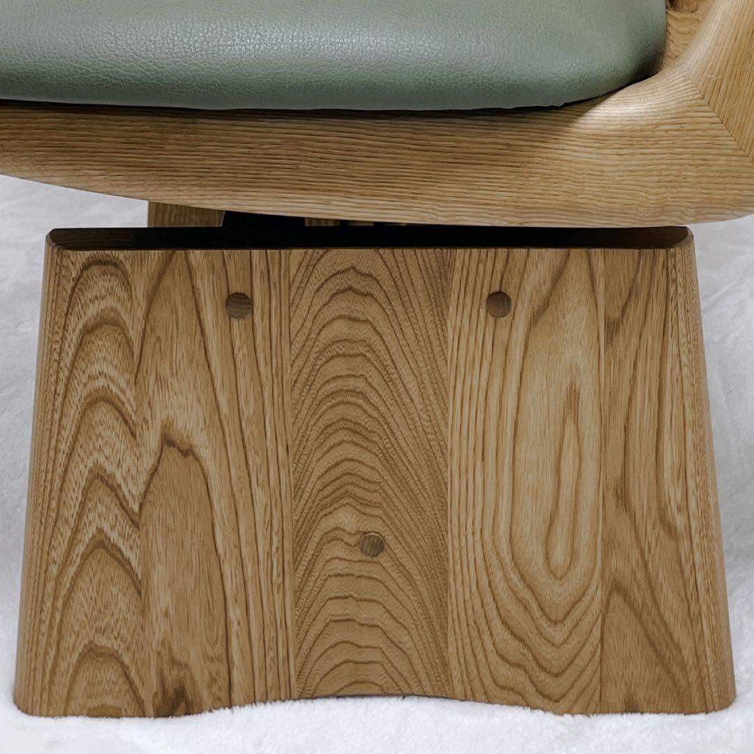 ①未使用級/極美品✨ カリモク　回転 固定　2way　アームレスチェア 高級椅子