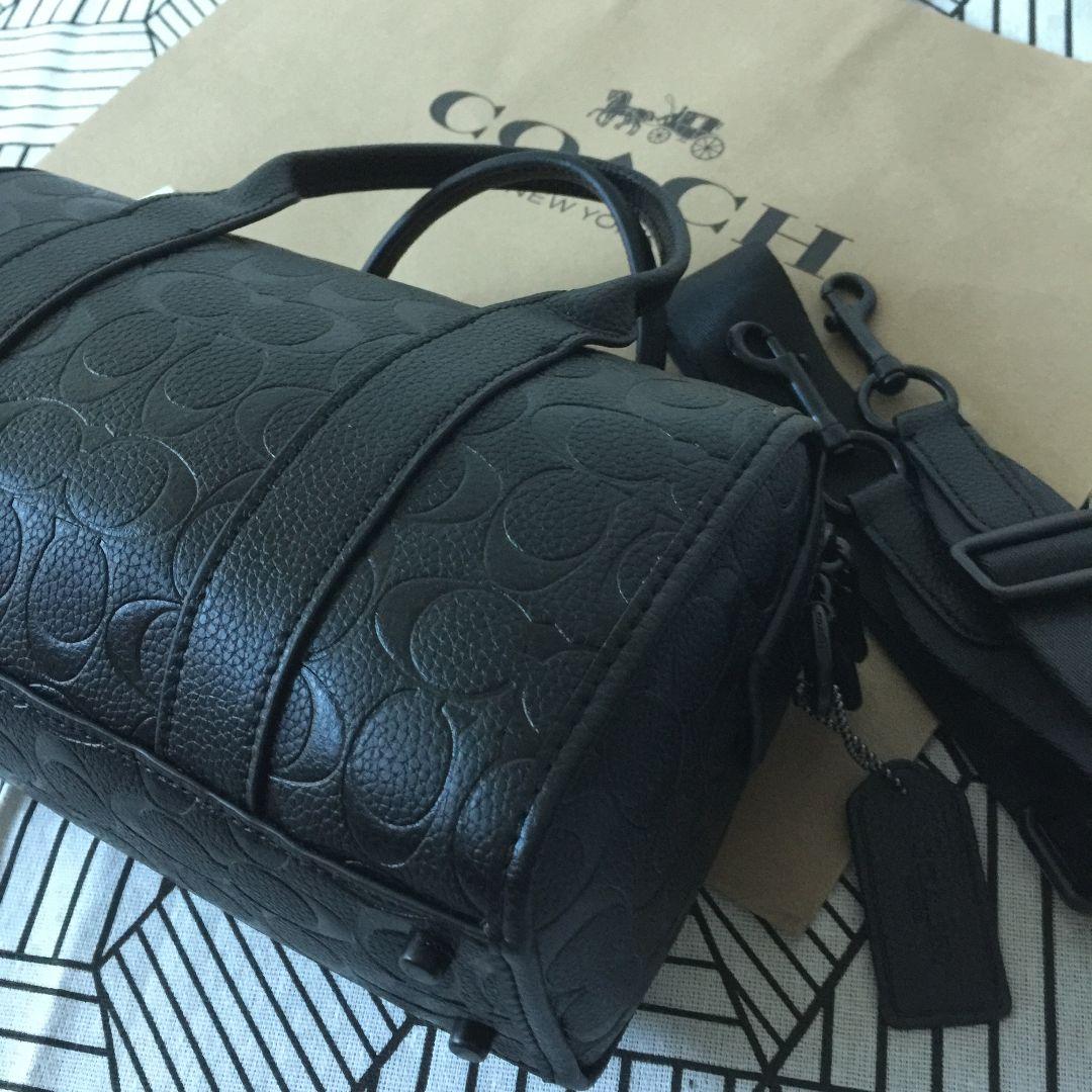 COACHコーチバッグ CZ497 ブラック ショルダーバッグボストンバッグ