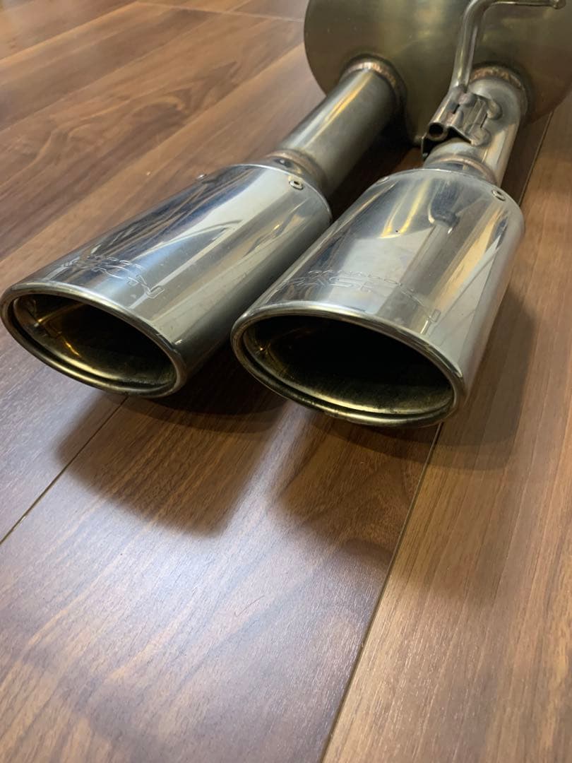 GANADOR マフラー プリウスα 美品 ステンレス デュアルテールマフラー