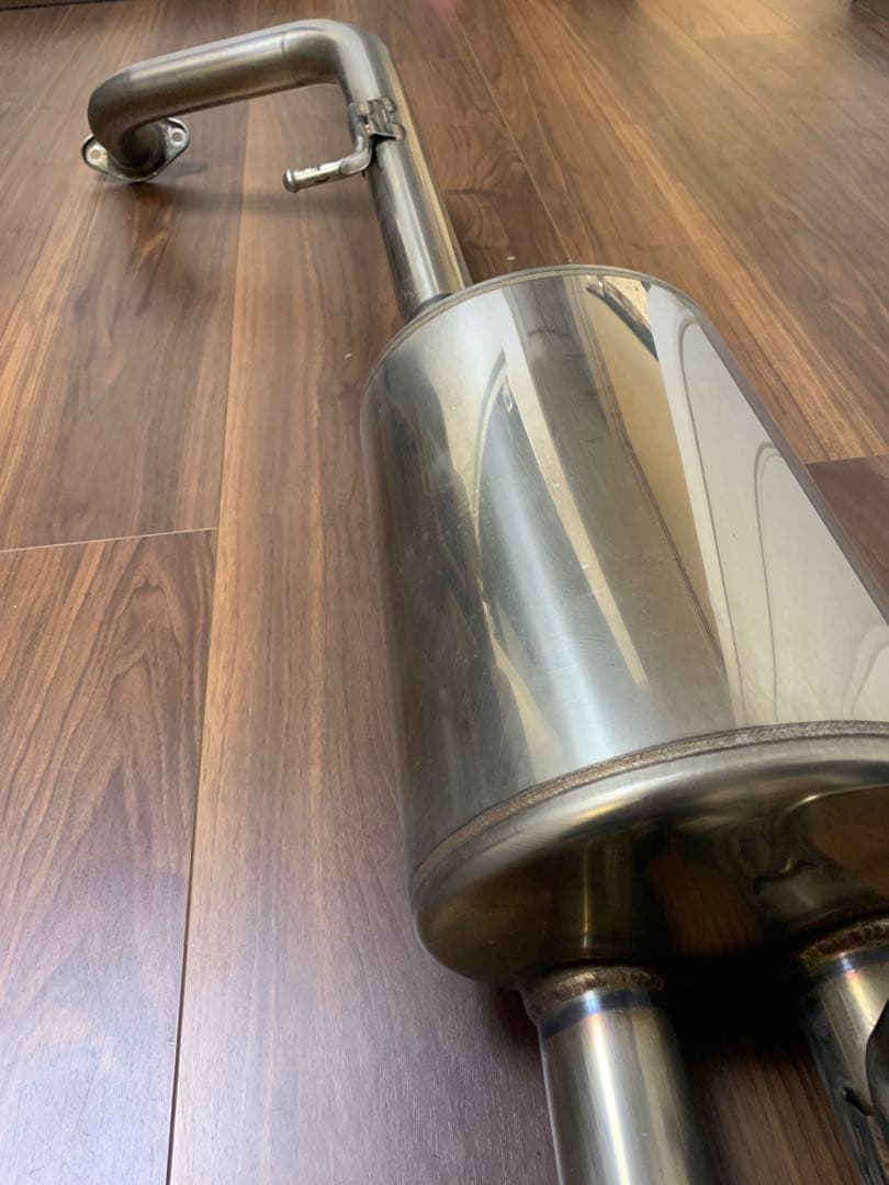 GANADOR マフラー プリウスα 美品 ステンレス デュアルテールマフラー