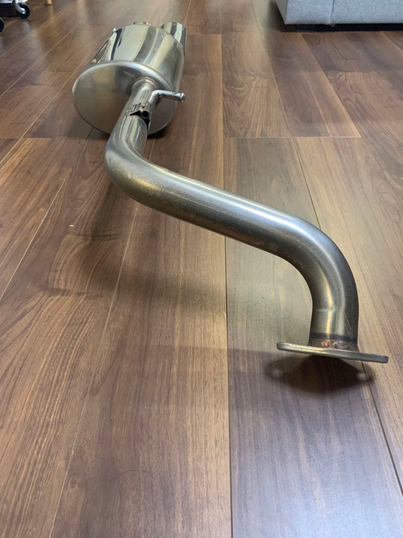 GANADOR マフラー プリウスα 美品 ステンレス デュアルテールマフラー