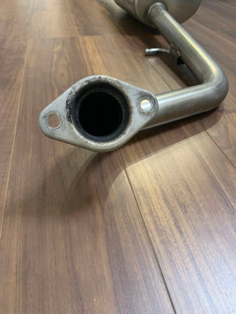 GANADOR マフラー プリウスα 美品 ステンレス デュアルテールマフラー