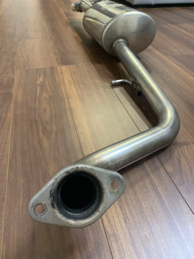 GANADOR マフラー プリウスα 美品 ステンレス デュアルテールマフラー