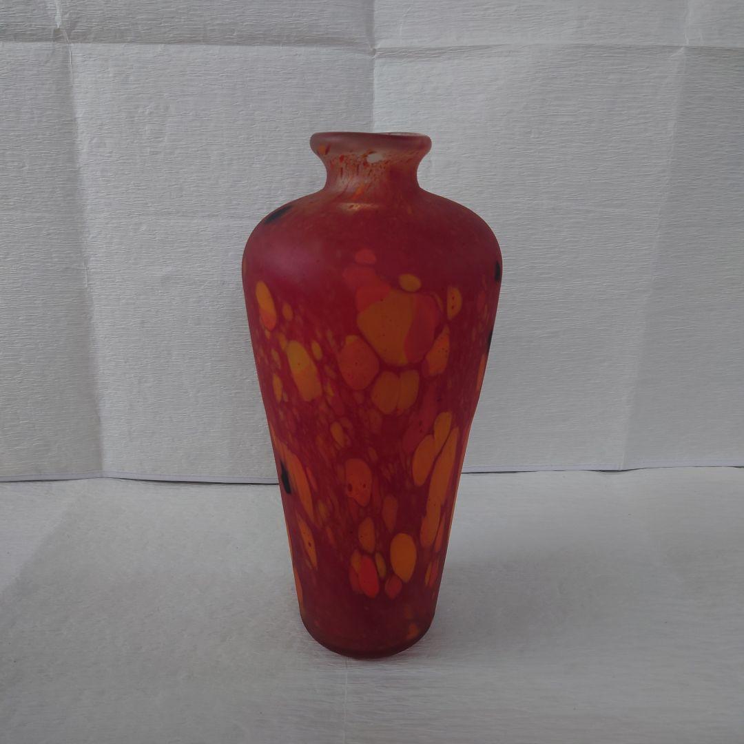 藤田喬平 手吹 ガラス花瓶