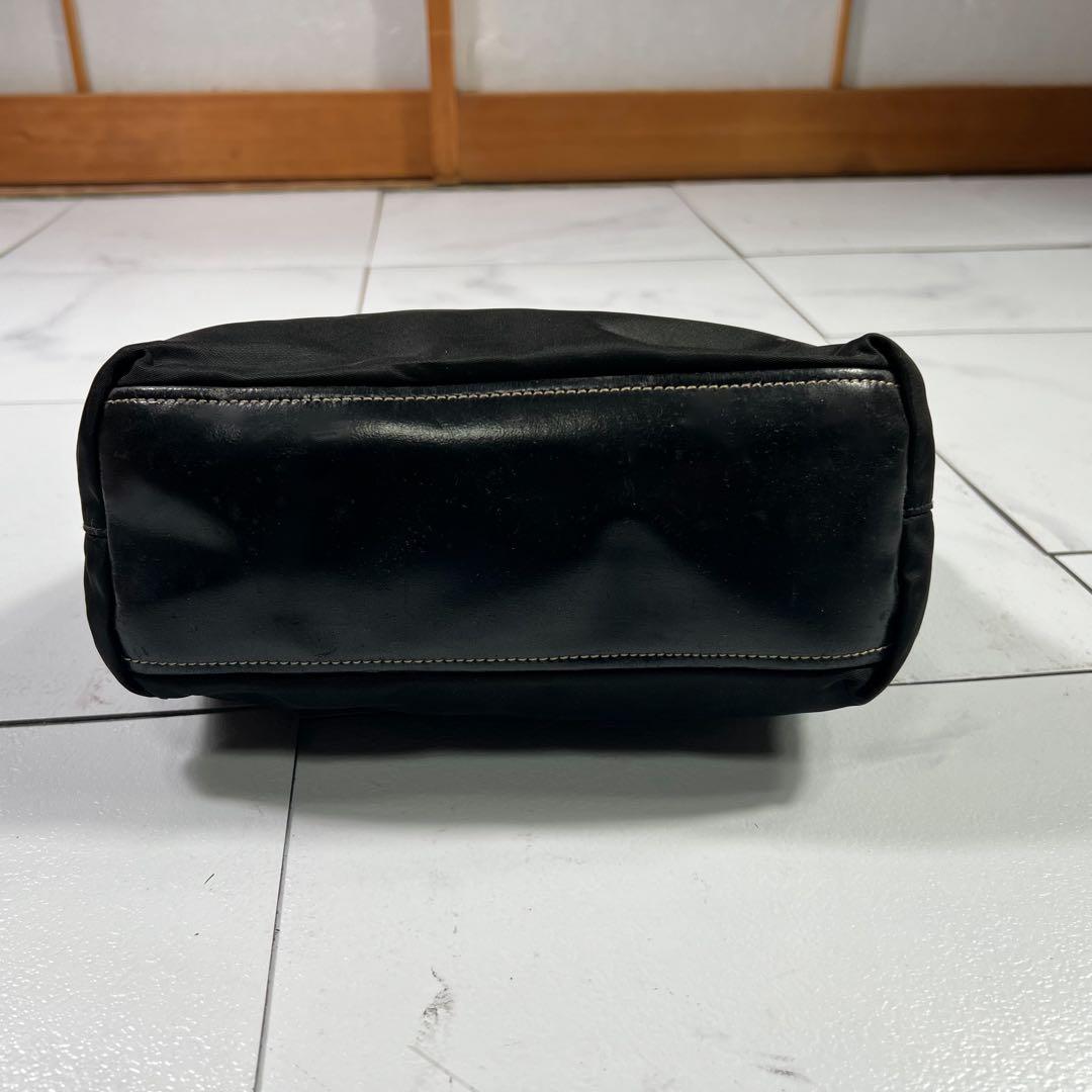 PRADA プラダ テスート レザートートバッグ ナイロン レザー 三角ロゴ