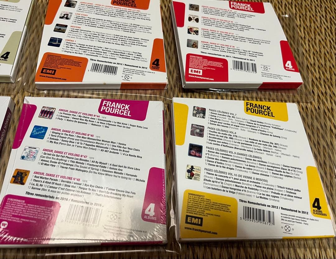 Franck Pourcel 輸入盤 4CD 極美品6枚+新品未開封品3枚セット