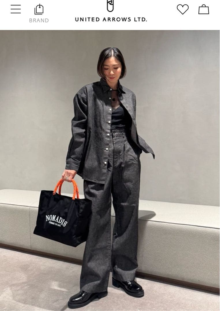 ＜NOMADIS＞SAC2 W/16 トートバッグ 26SS