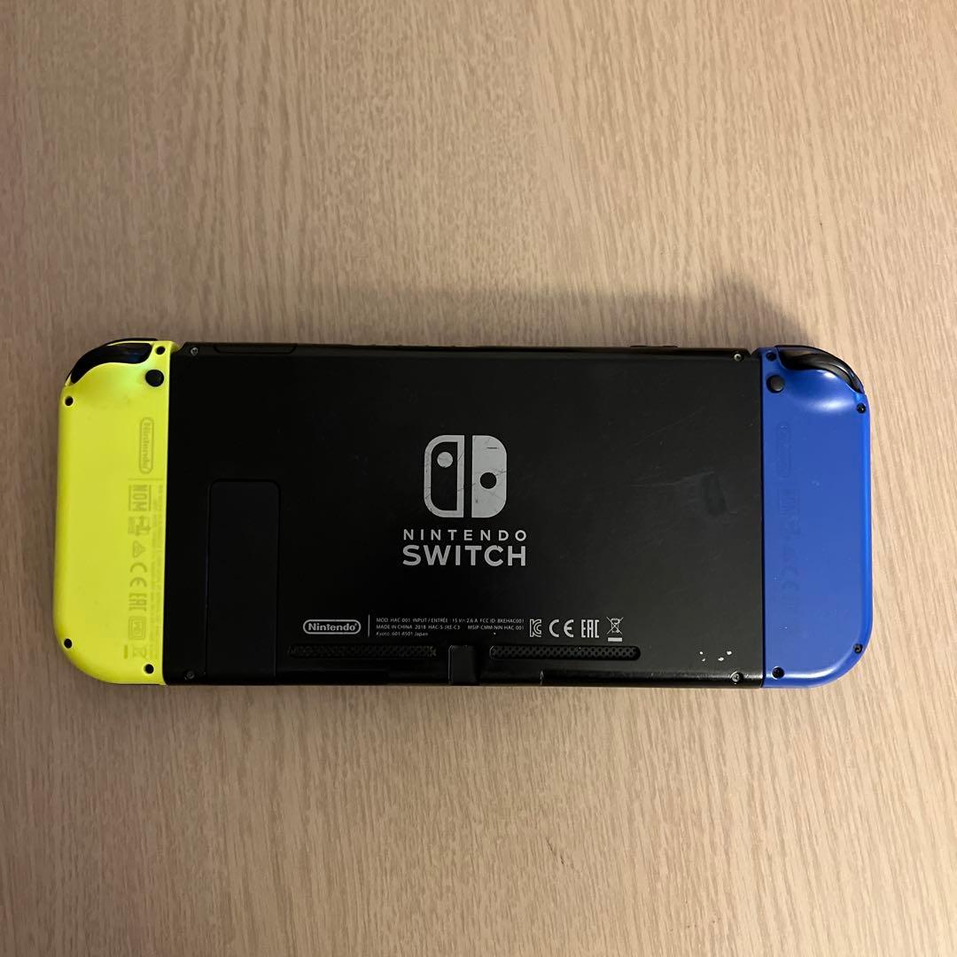 Nintendo Switch Lite 青/黄 本体　写真の付属品付き