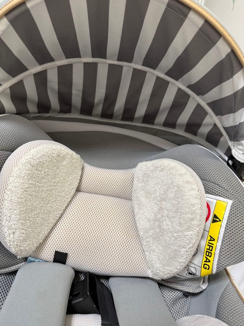 2回着用コンビクルムーヴ スマート ISOFIX エッグショック