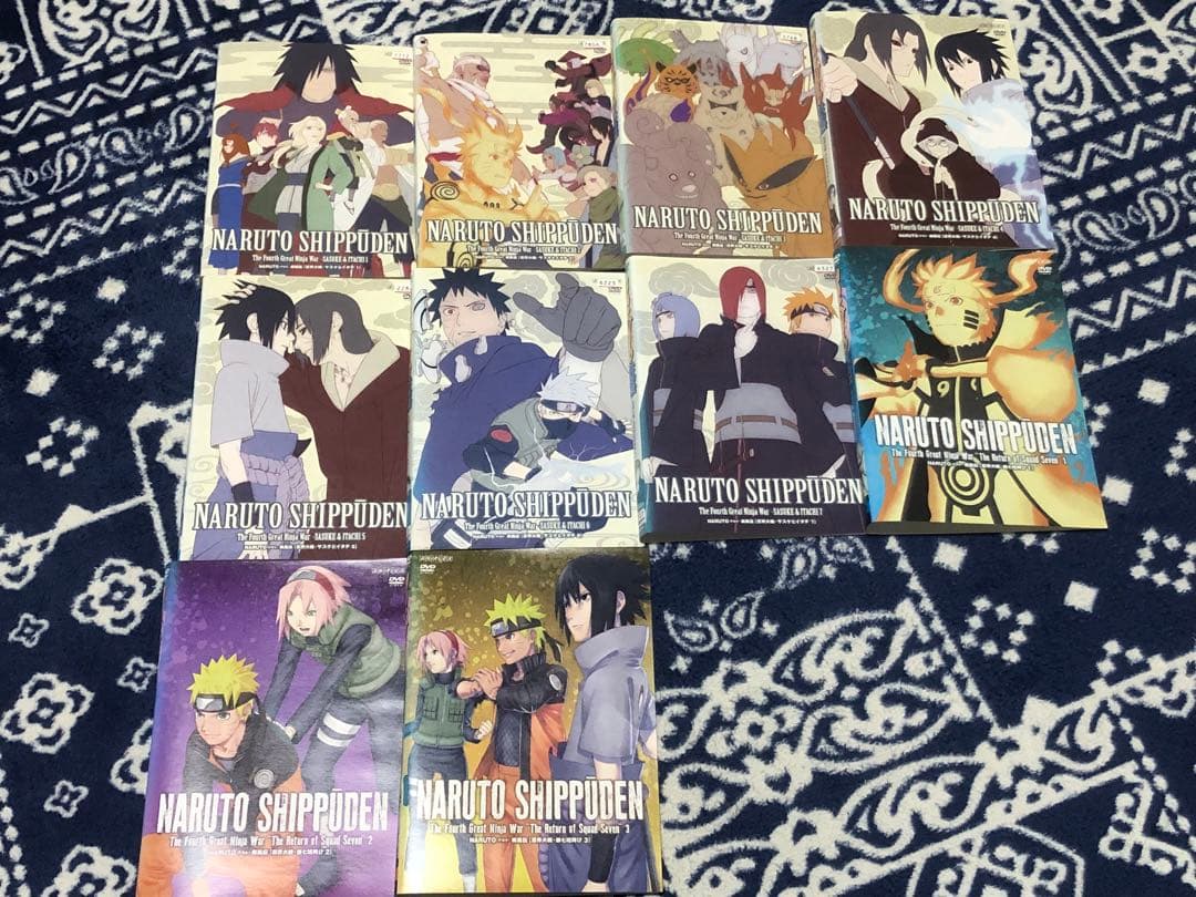 NARUTO疾風伝　DVD10枚セット