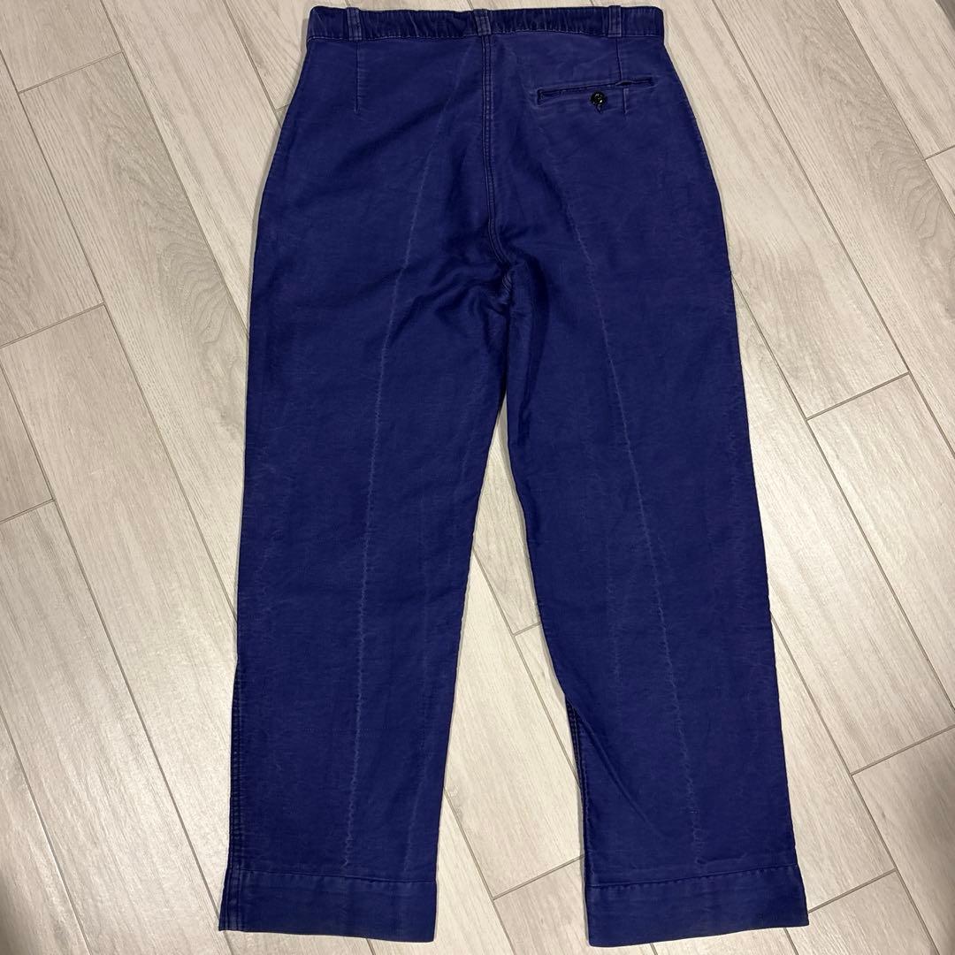 50s French モールスキン パンツ W36