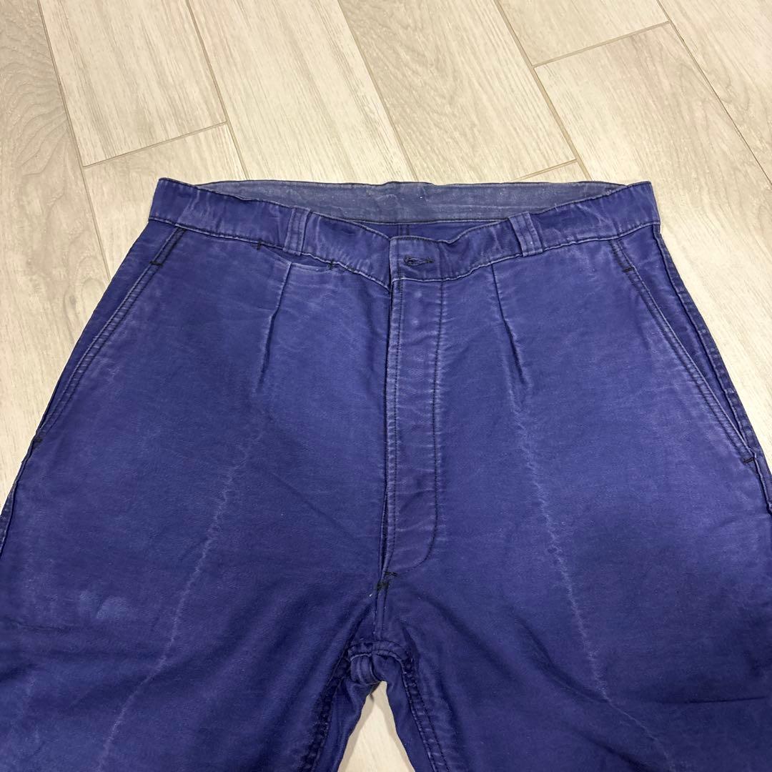 50s French モールスキン パンツ W36