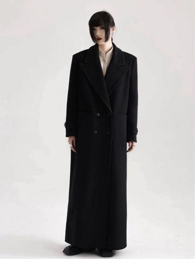 値下げ可　即日発送　APOZi collection ダブルスーパーロングコート