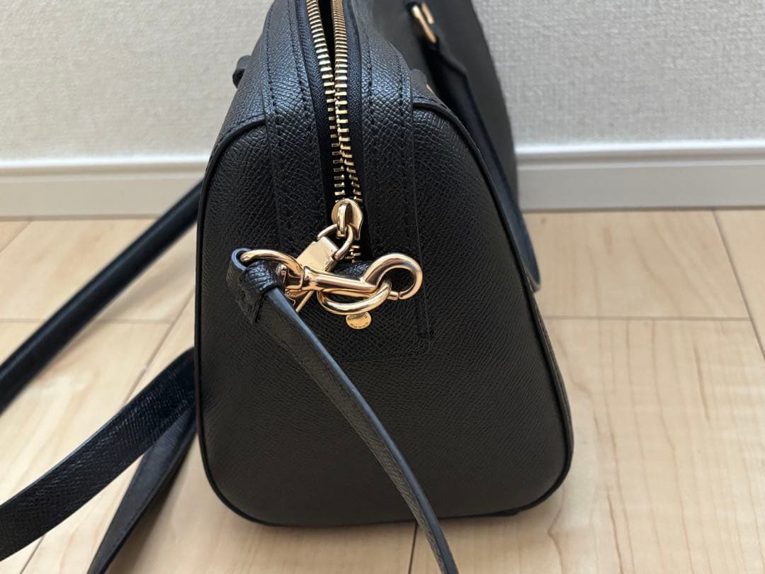 miho　COACH ローアン サッチェル バッグ　ブラック