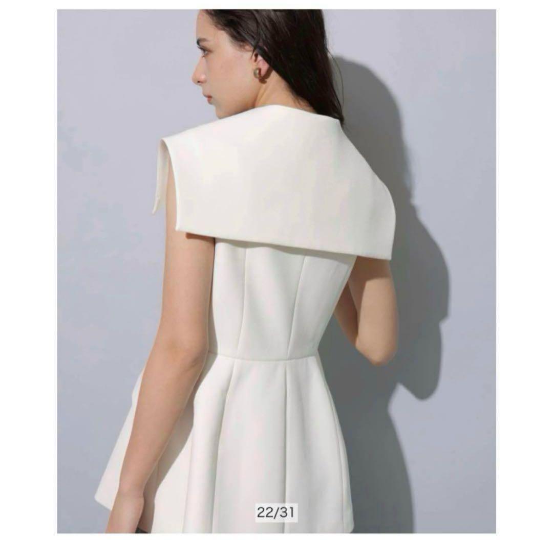 セーラーカラーペプラムジレ Arpege story ジレ