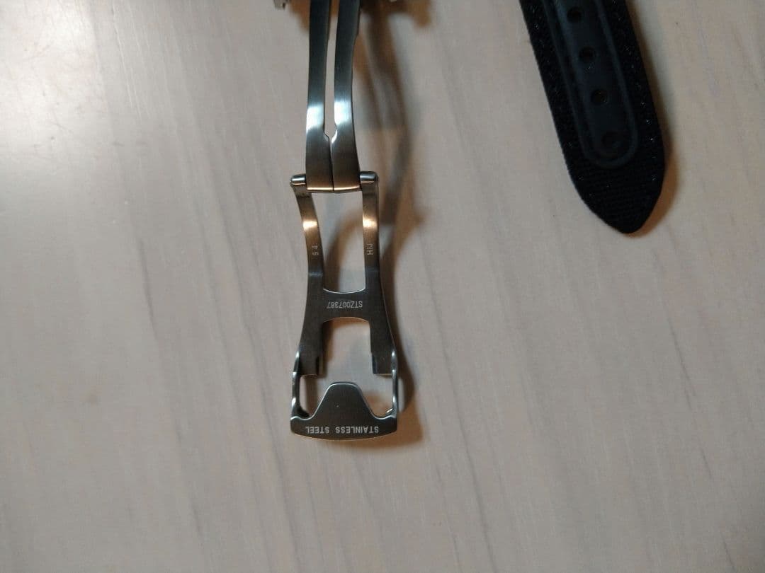 OMEGA　ファブリックストラップ・フォールディングバックルセット