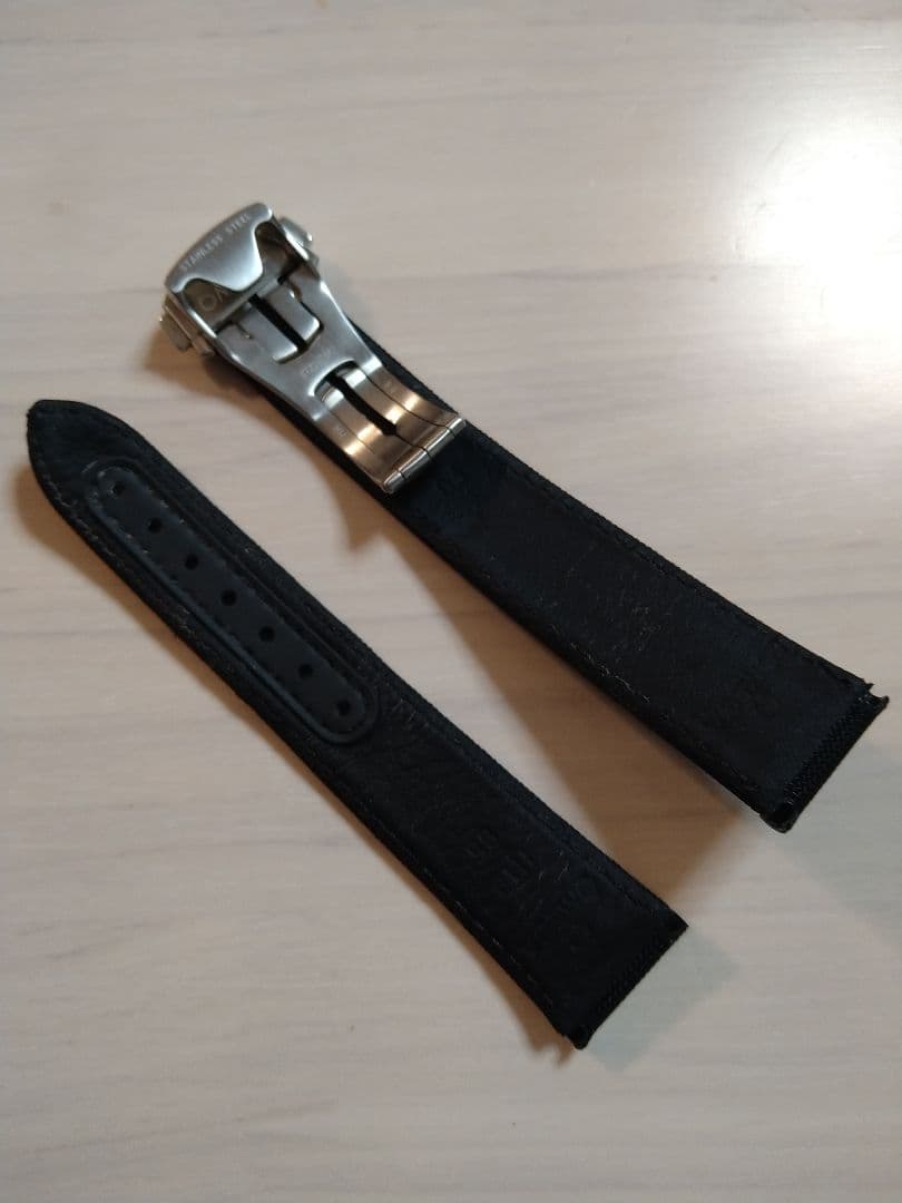 OMEGA　ファブリックストラップ・フォールディングバックルセット