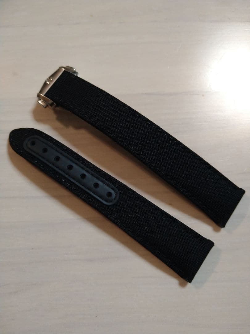 OMEGA　ファブリックストラップ・フォールディングバックルセット