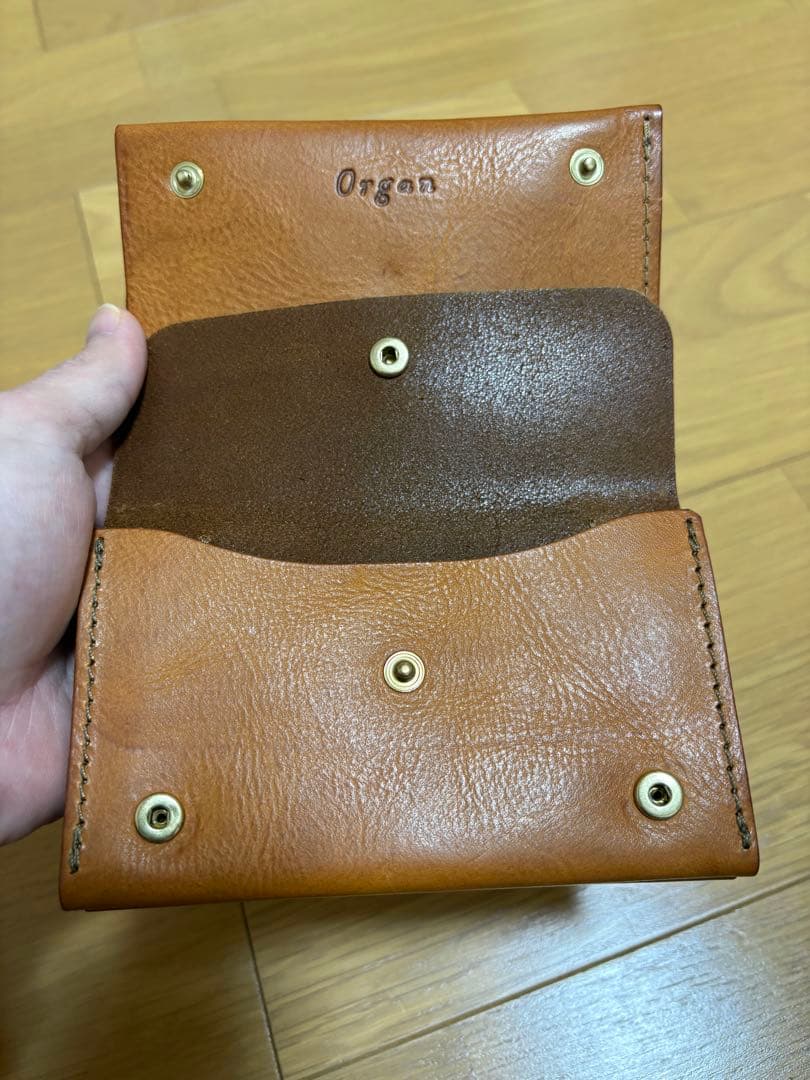LINK です　　オルガン　マチ付き二つ折り財布(GS-16)