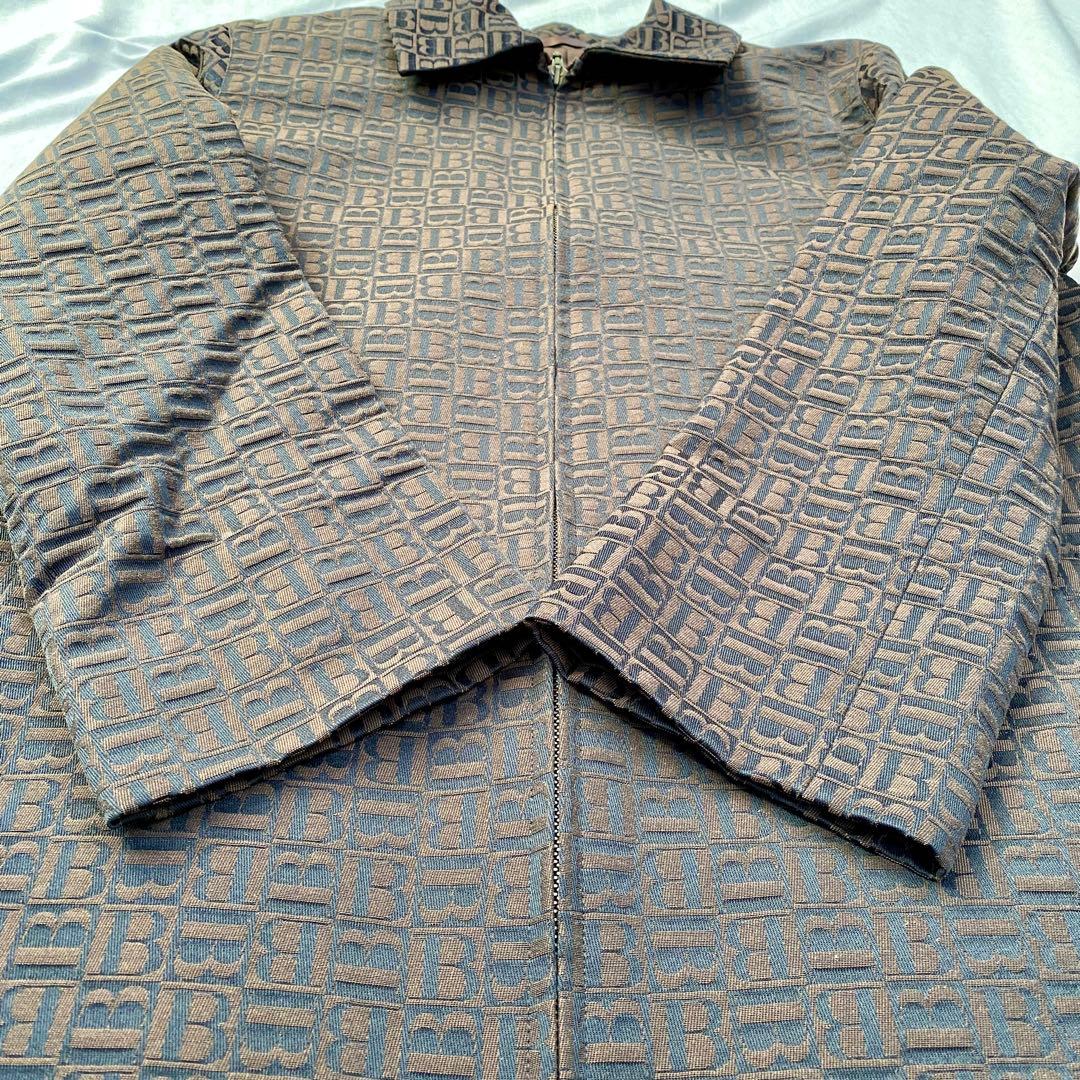 バーバリー ロンドン モノグラム 総柄 チェスターコート 40 ブラウン 美品