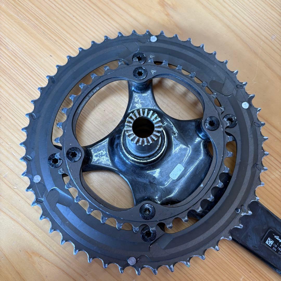 カンパニョーロレコード　クランク11速　172.5mm　50T　34T