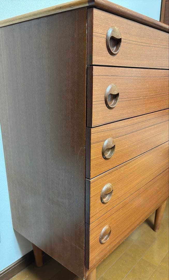 チェスト 5段 ヴィンテージ イギリス 北欧