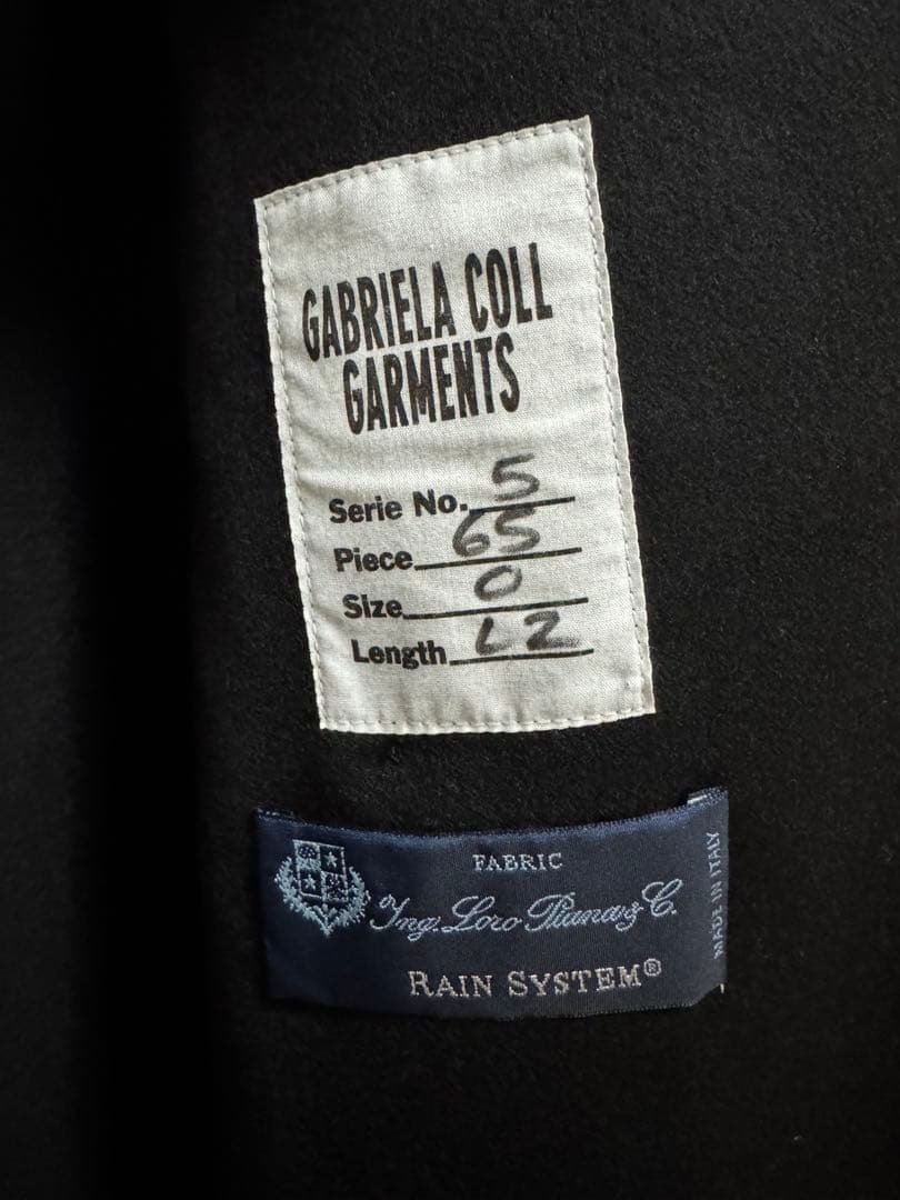 【新品未使用】ガブリエラコールガーメンツ　NO.65 オーバーサイズコート