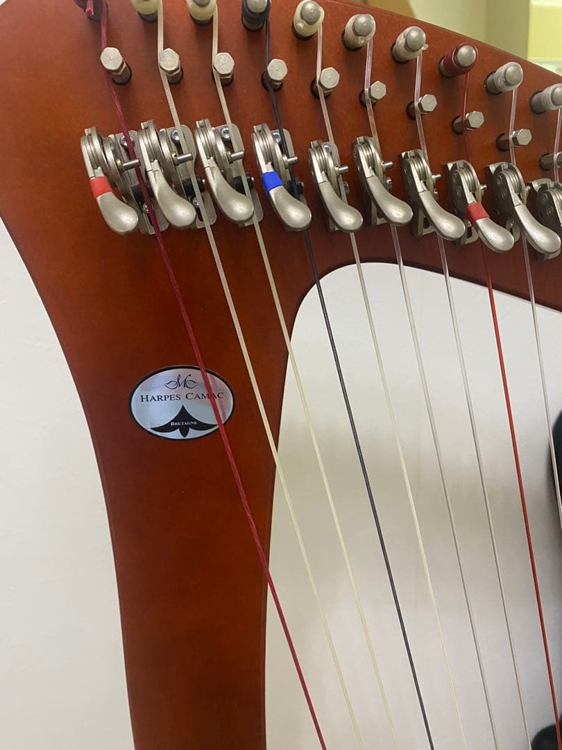 CAMAC カマック27弦 バルディックハープ マホガニー色
