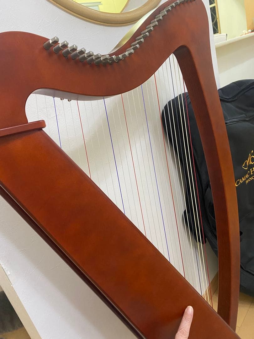 CAMAC カマック27弦 バルディックハープ マホガニー色