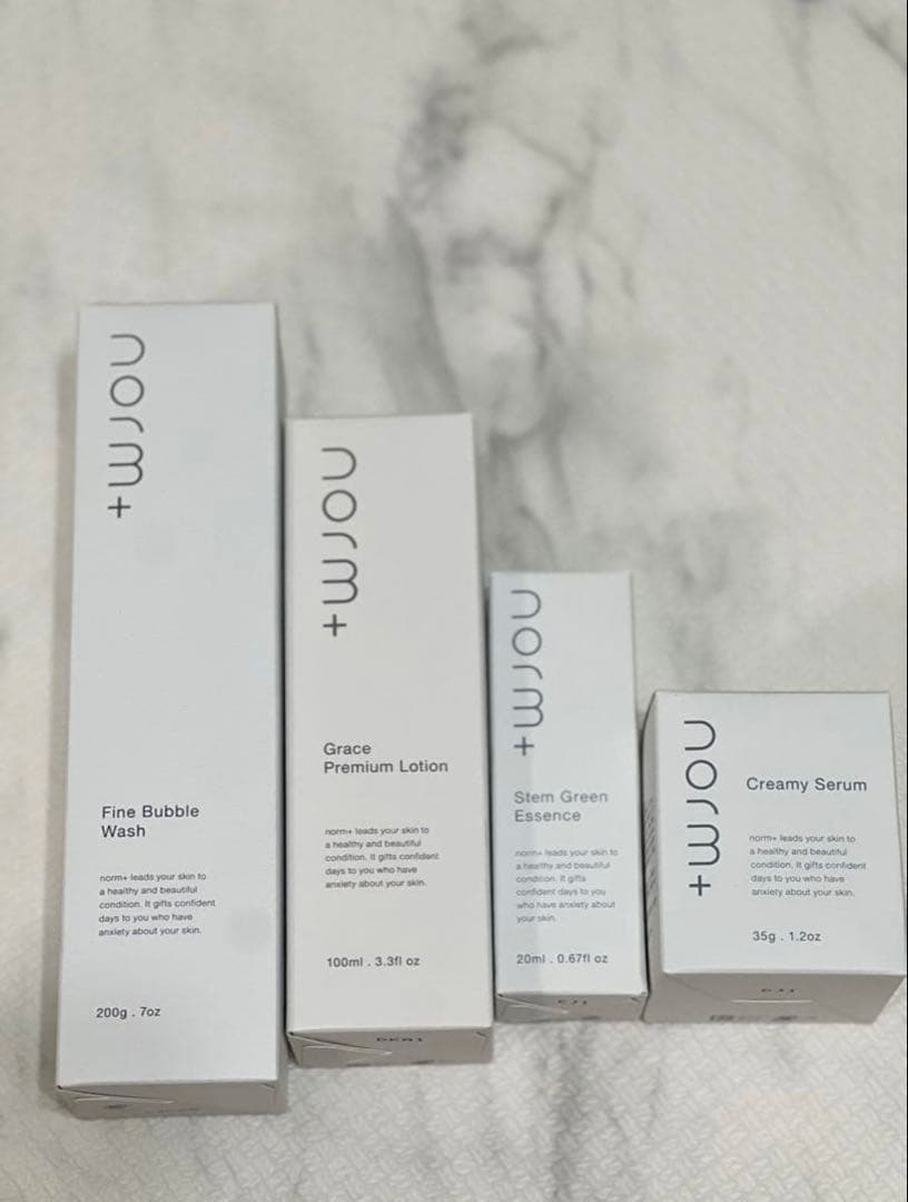 [新品★未使用未開封] 愛沢えみりプロデュースのnorm+ 4個セット