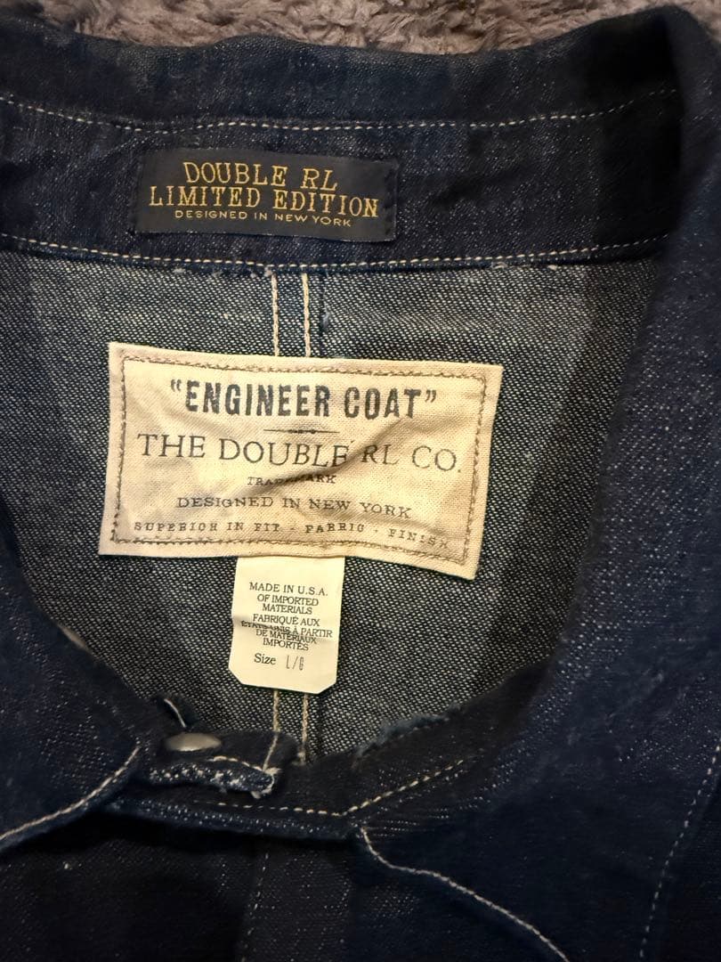 米*男様 RRL ダブルアールエル　カバーオール　デニムジャケット