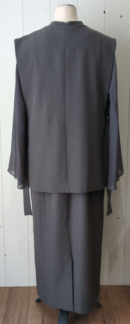 POUR VOUS プールヴー 5L ジレ付 結婚式 パーティー ドレス ワンピ