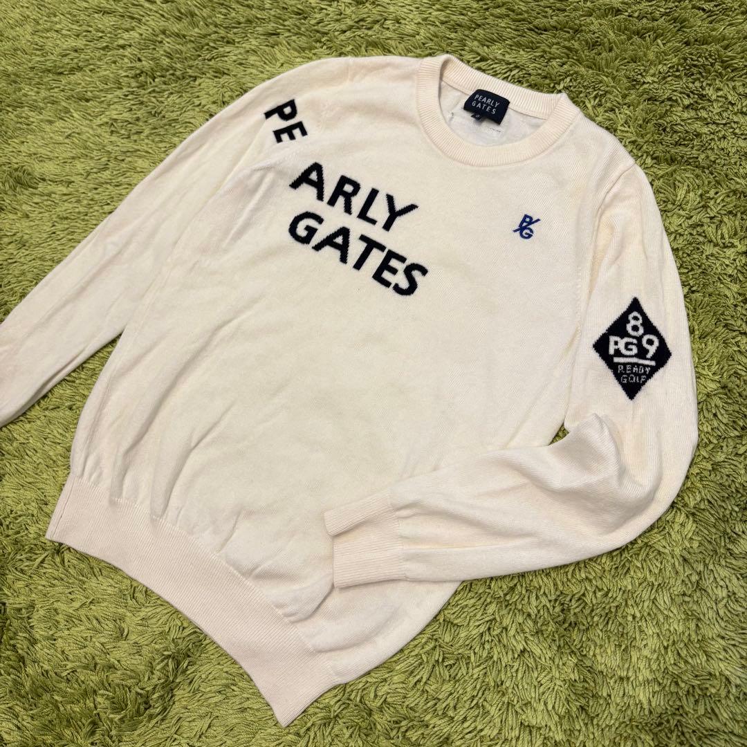パーリーゲイツ PEARLYGATES ニットセーター カシミヤ混 サイズ0