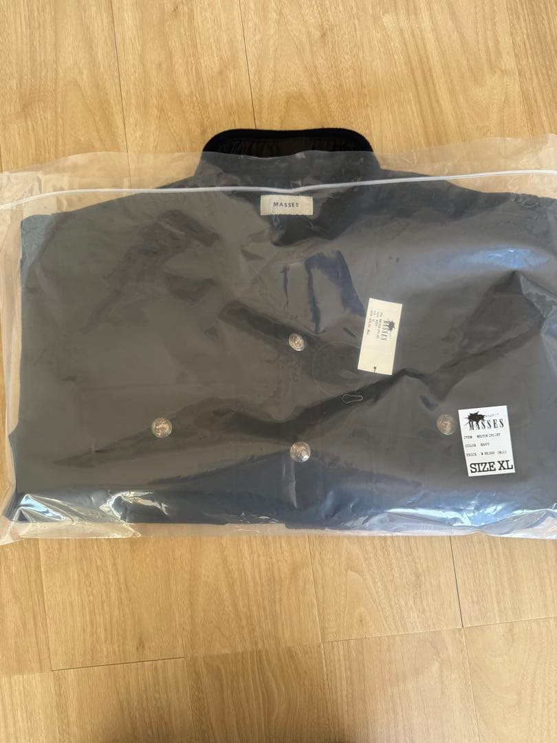 新品 2025AW MASSES MELTON CPO JKT 紺